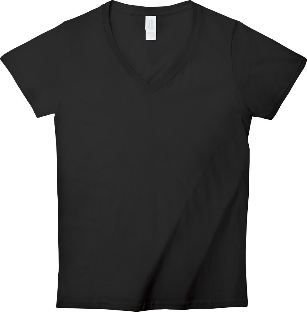 GILDAN 4.5oz レディース VネックTシャツ商品画像